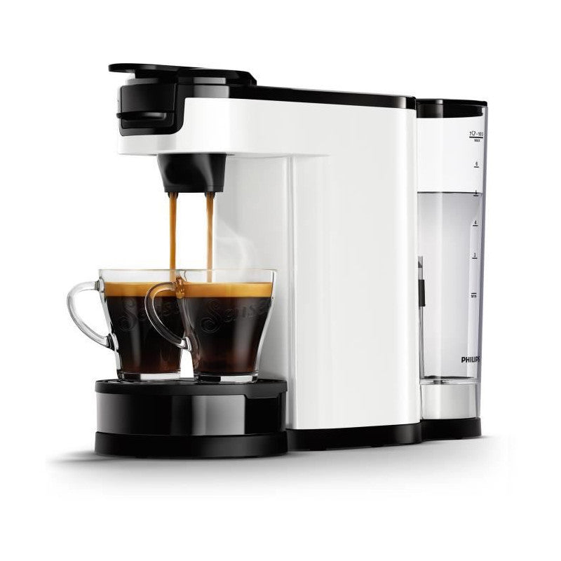 Machine A Café 2 En 1 Senseo Switch   Hd6592/05, 2 En 1 Avec Filtre Et Dosette, Verseuse Isotherme, Crema Plus Philips - Mathon - 2