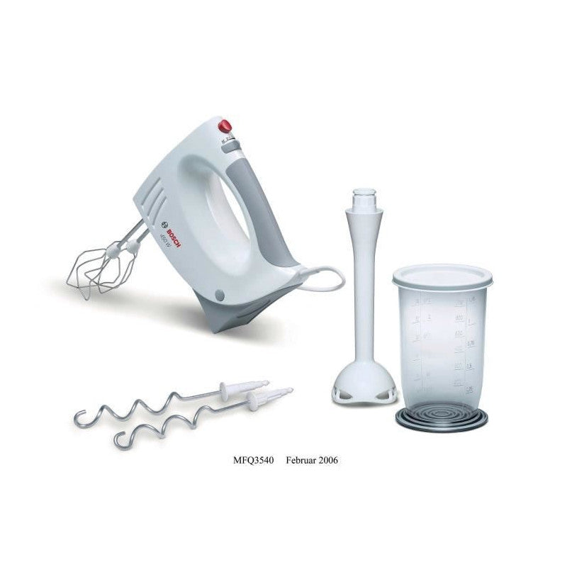 Batteur Et Mixeur Plongeant -mfq3540 - 450 W - 5 Vitesses - Blanc Bosch - Mathon