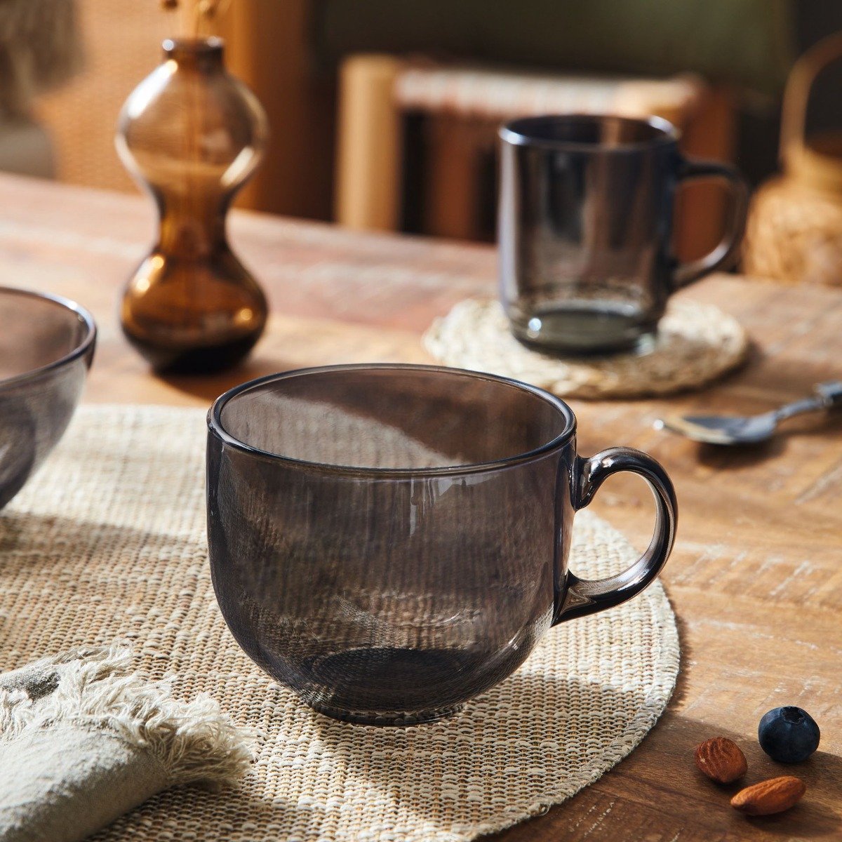 4 tasses Jumbo 50cl gris Alba Luminarc - Mathon - 4