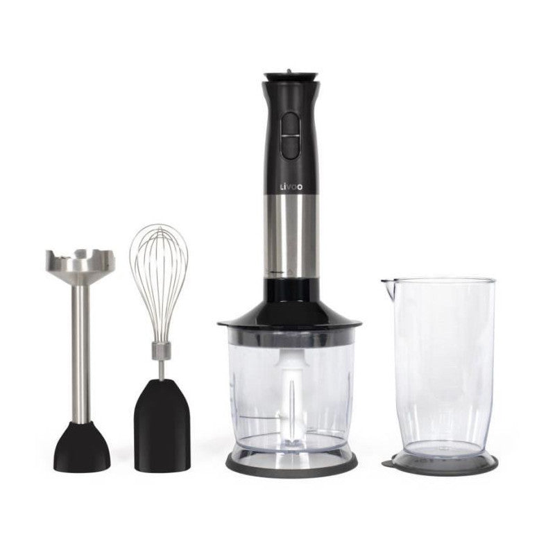 Set Mixeur Plongeant - Livoo - Dop246 - 800 W - 12 Vitesses - Noir Livoo - Mathon - 1