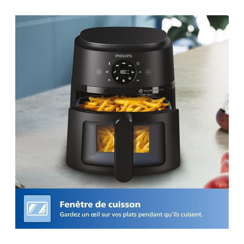 Airfryer -   - Série 2000 - Na220/00 - 4,2 L - 1500 W - 13 Modes - Noir Philips - Mathon - 5