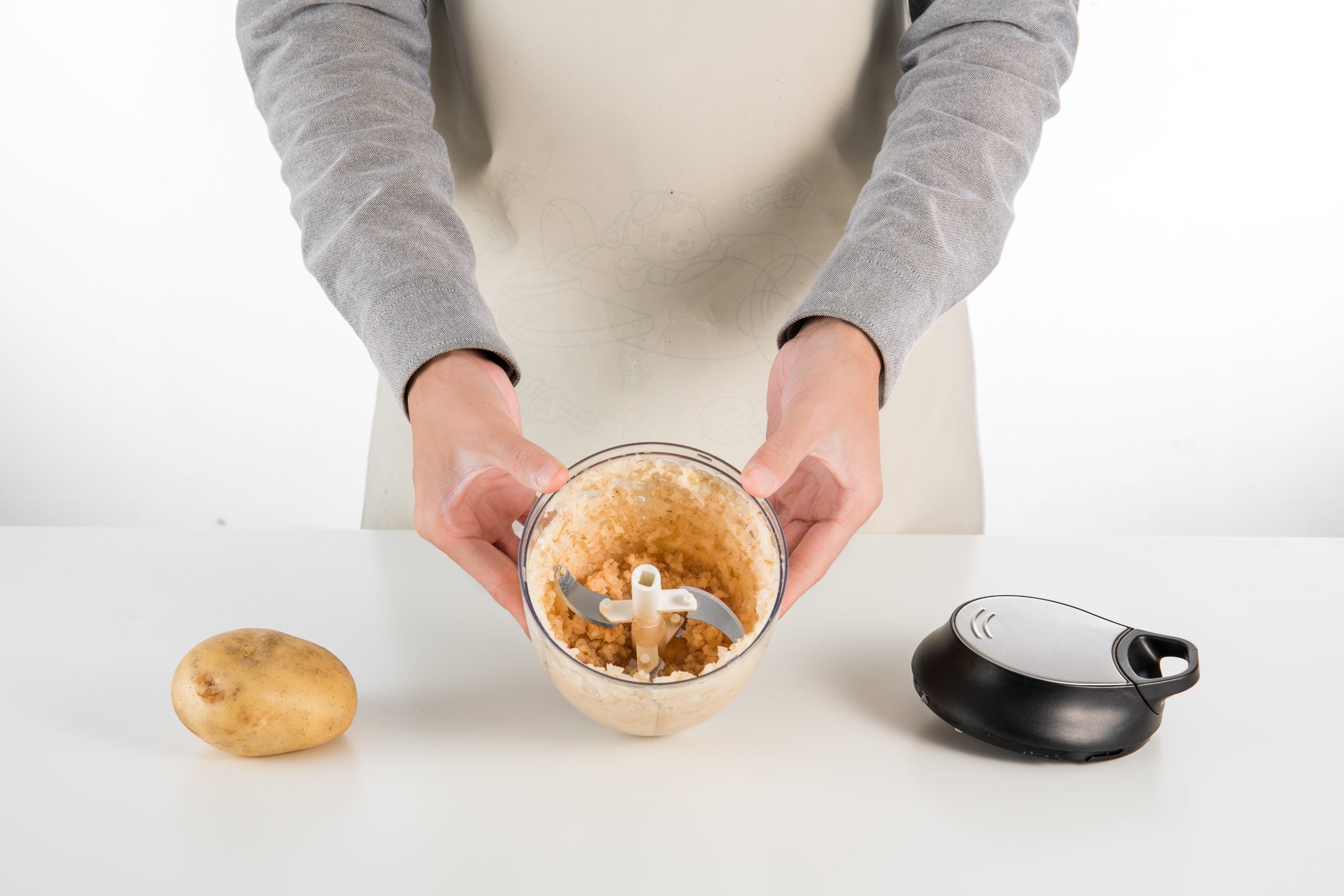 Mini hachoir ficelle 5 lames - 950 ml Baumalu - Mathon - 3