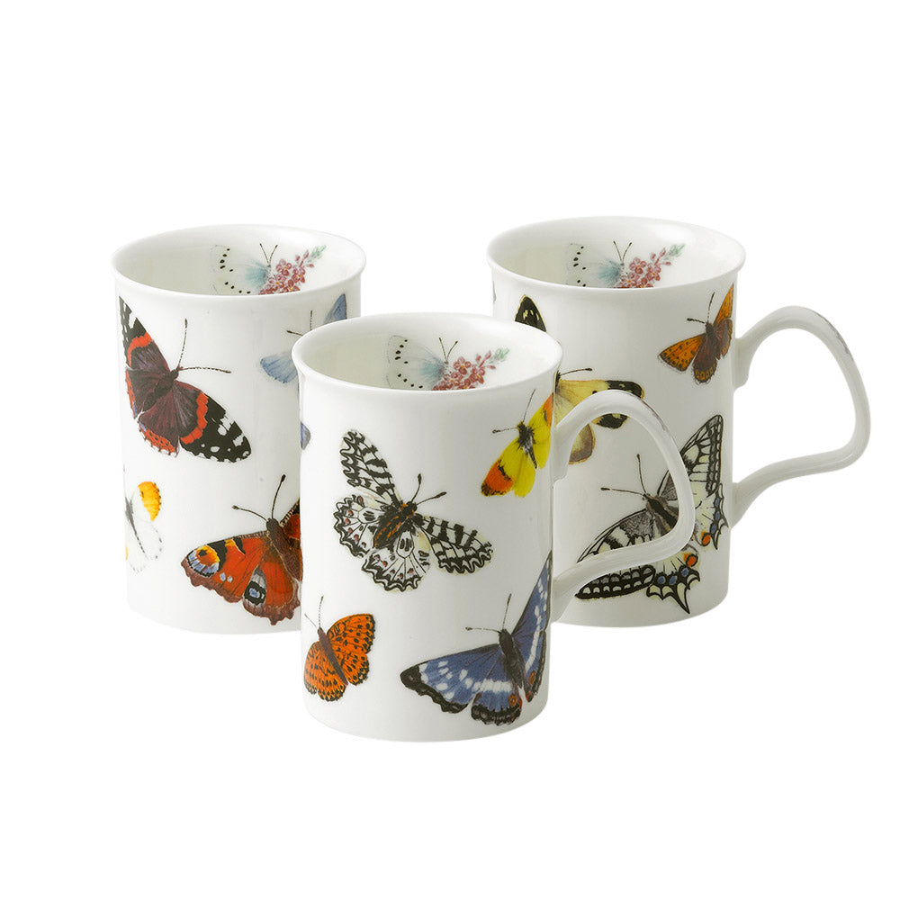 Mug Papillon 32 cl (lot de 3) Roy Kirkham - Mathon