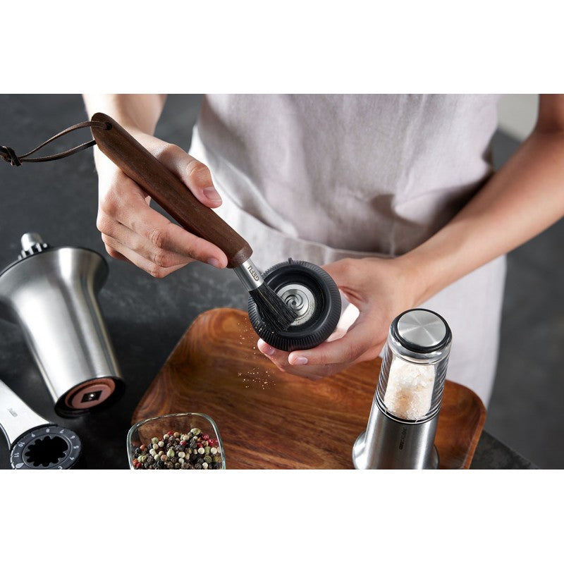 Pinceau à moulin 18cm Dusto en bois de noyer Gefu - Mathon - 3