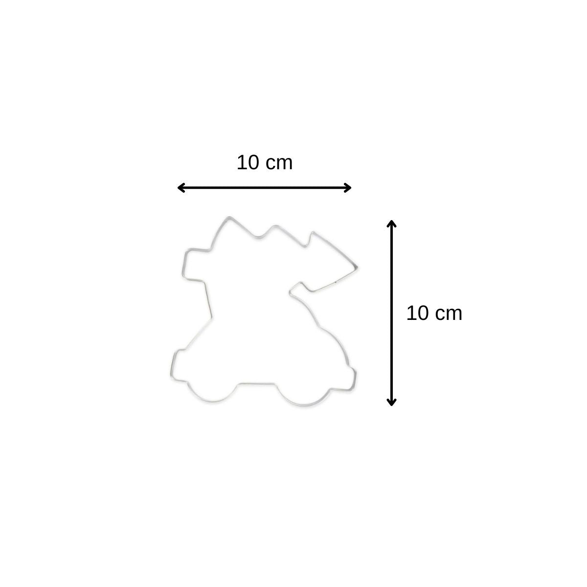 Emporte-pièce de Noël en forme de sapin couché sur une voiture Zenker Emporte-pièces Zenker - Mathon - 3