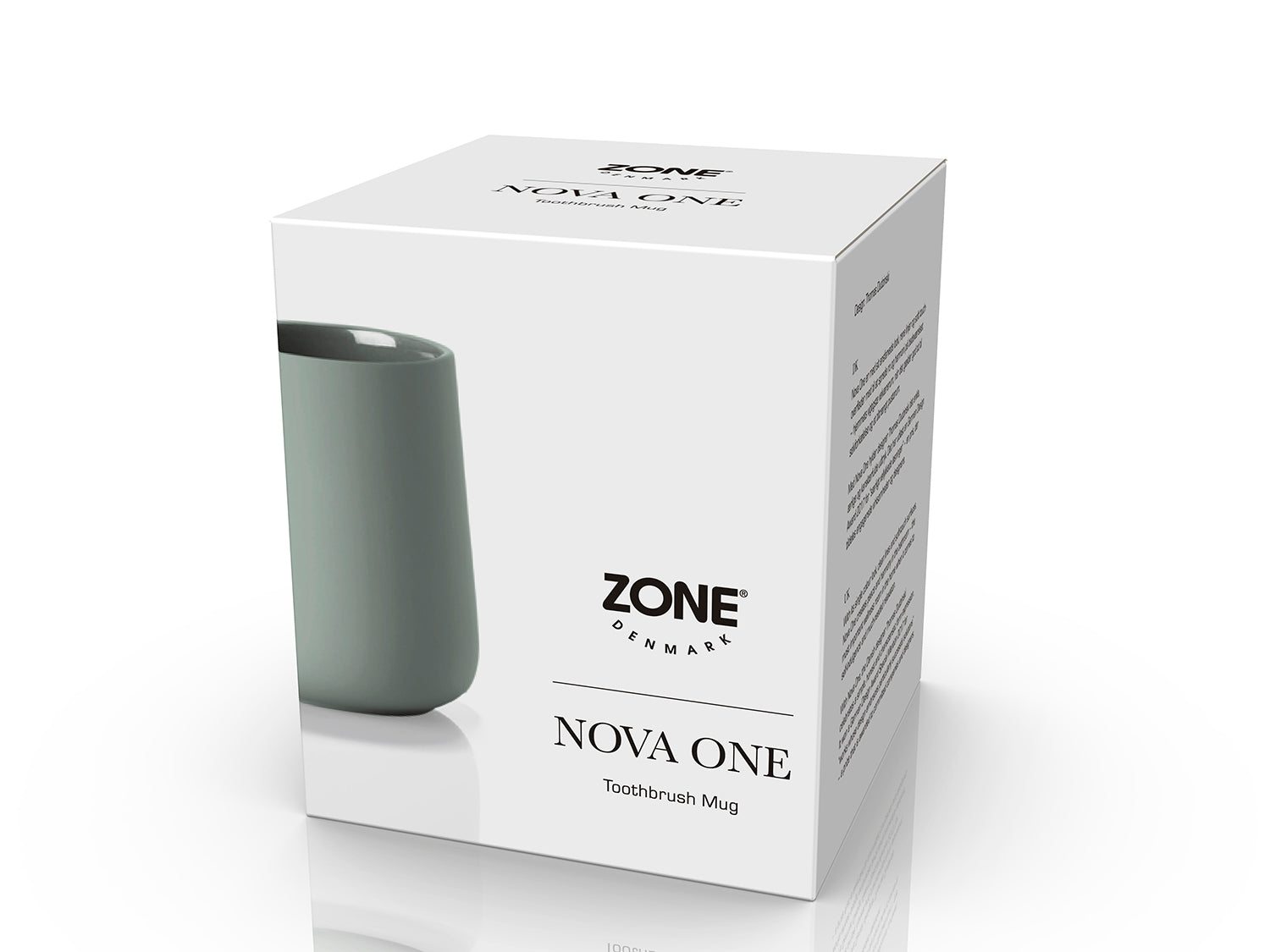 Gobelet pour brosse à dents NOVA ONE en grès Vert matcha Zone Denmark - Mathon - 2