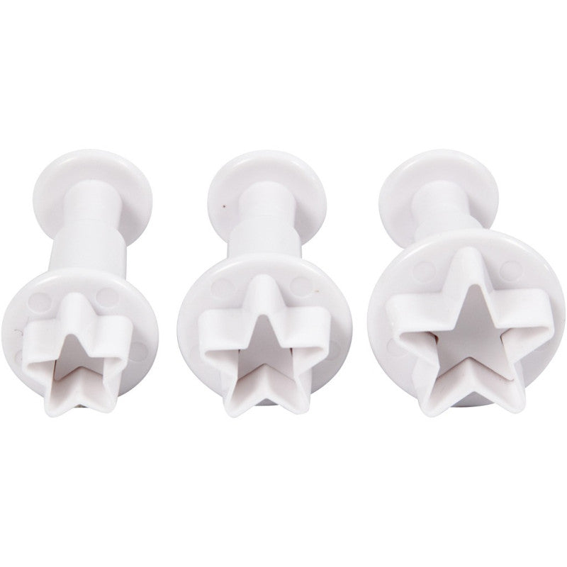 - Cutters With Stamp Star, 3pcs. 782877 Creativ Company - Mathon - 1