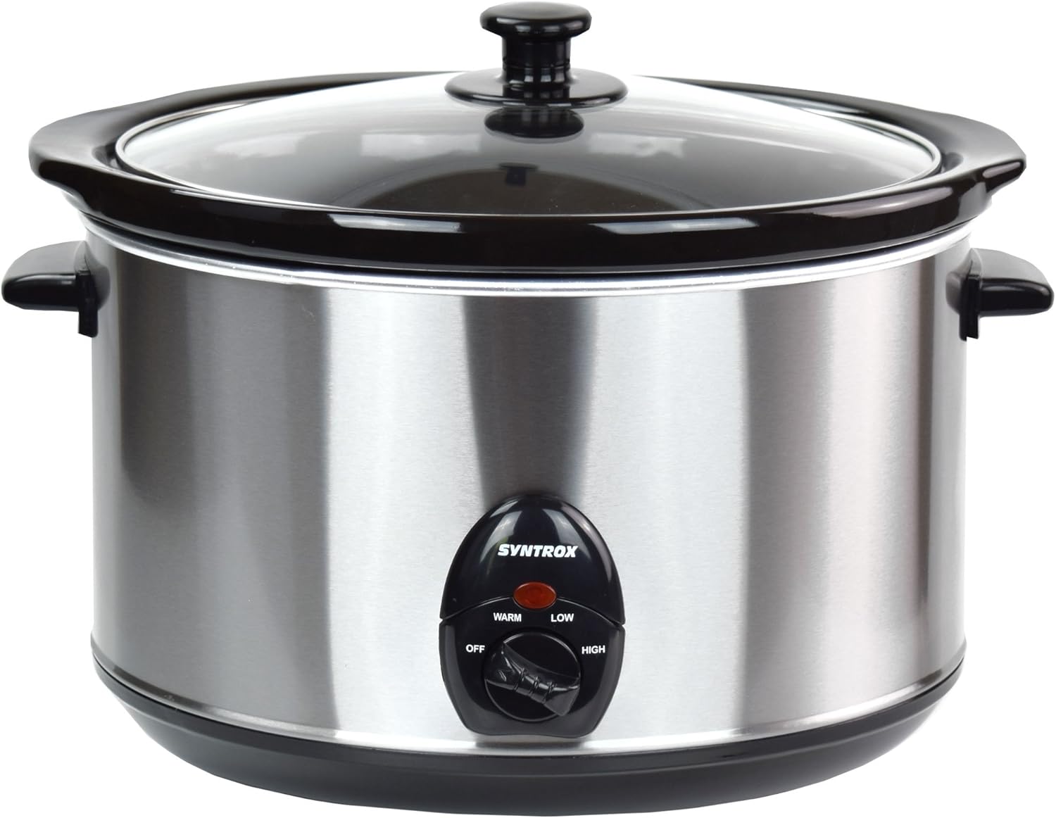 Mijoteuse en acier inoxydable de 5,6 litres avec fonction chauffante Syntrox - Mathon