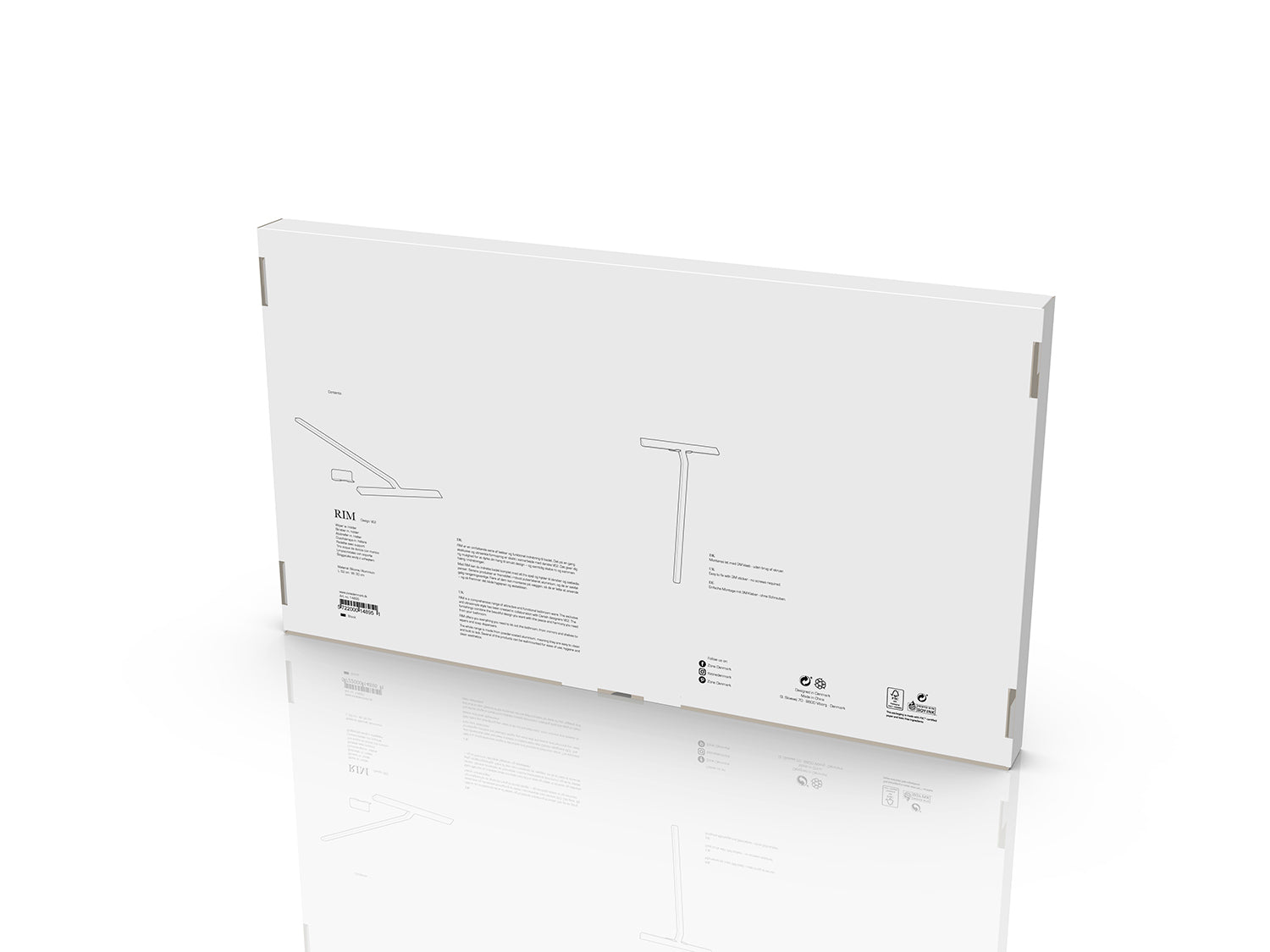 Raclette avec support RIM en silicone et métal Noir Zone Denmark - Mathon - 4