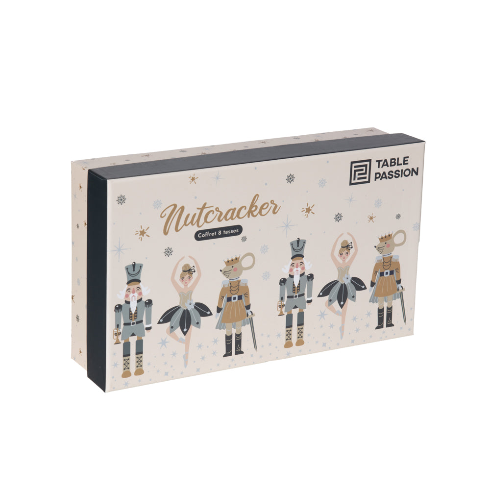 Coffret de 8 tasses Nutcracker 11 cl Table passion - Mathon - 2