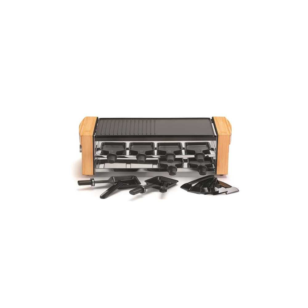 Raclette 8p 1200w Bambou Gamme Signature Kitchenchef - Kcwoodlux8 Kitchen Chef Professional - Mathon - 2