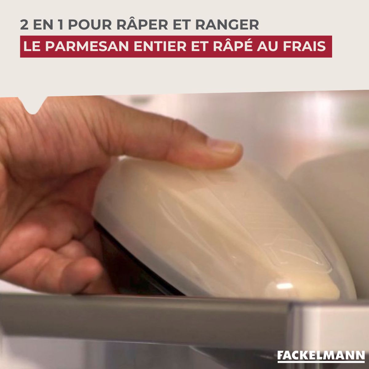 Râpe à parmesan et sa boîte de rangement 19 cm  Handmade Tradition Fackelmann - Mathon - 5