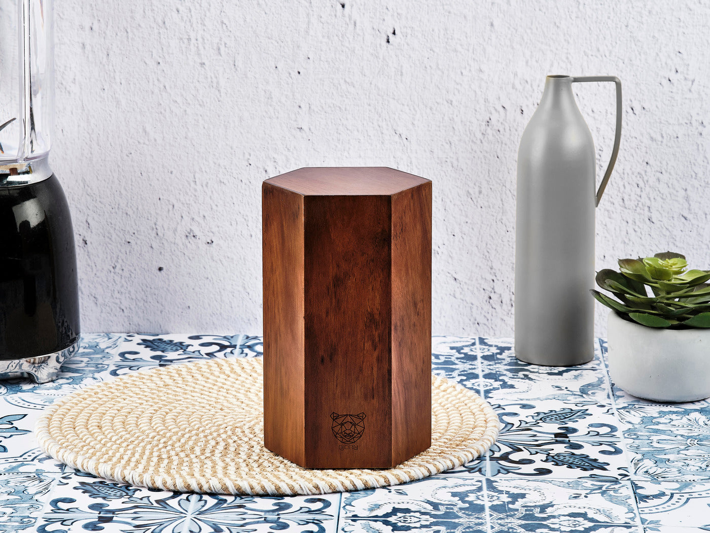 Lot de 7 couteaux de cuisine en inox marron D Björn - Mathon - 6