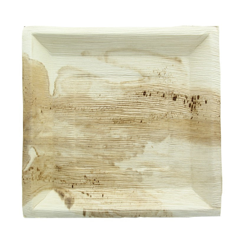 25Pcs - Assiette carrée en palmier  250x250x25mm FirstPack - Mathon - 3