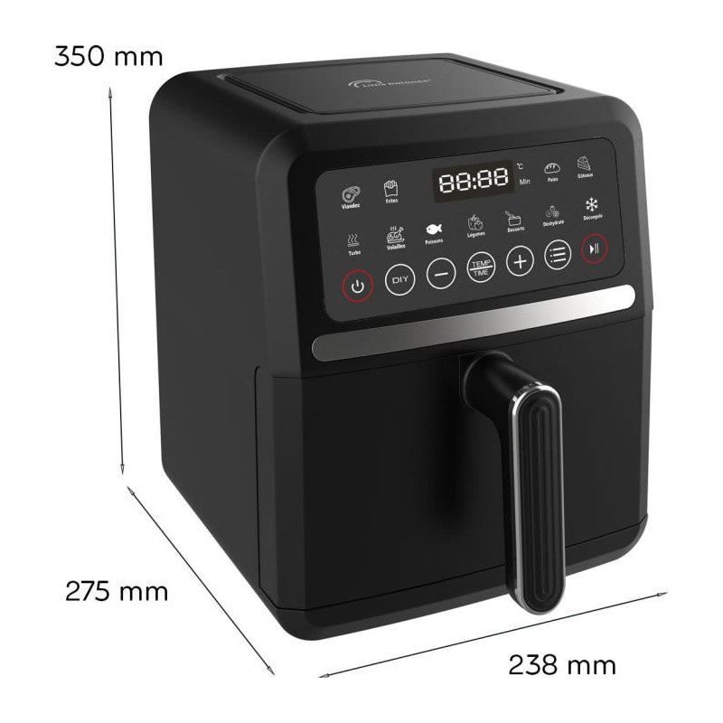 Friteuse Diététique - Little Balance - 8725 - Crousty Light - 5 L - 1500 W - 12 Programmes - Noir Little Balance - Mathon - 2