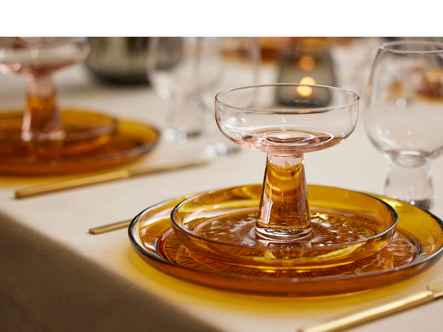 Assiette Kusintha en verre Ambre Bitz - Mathon - 9