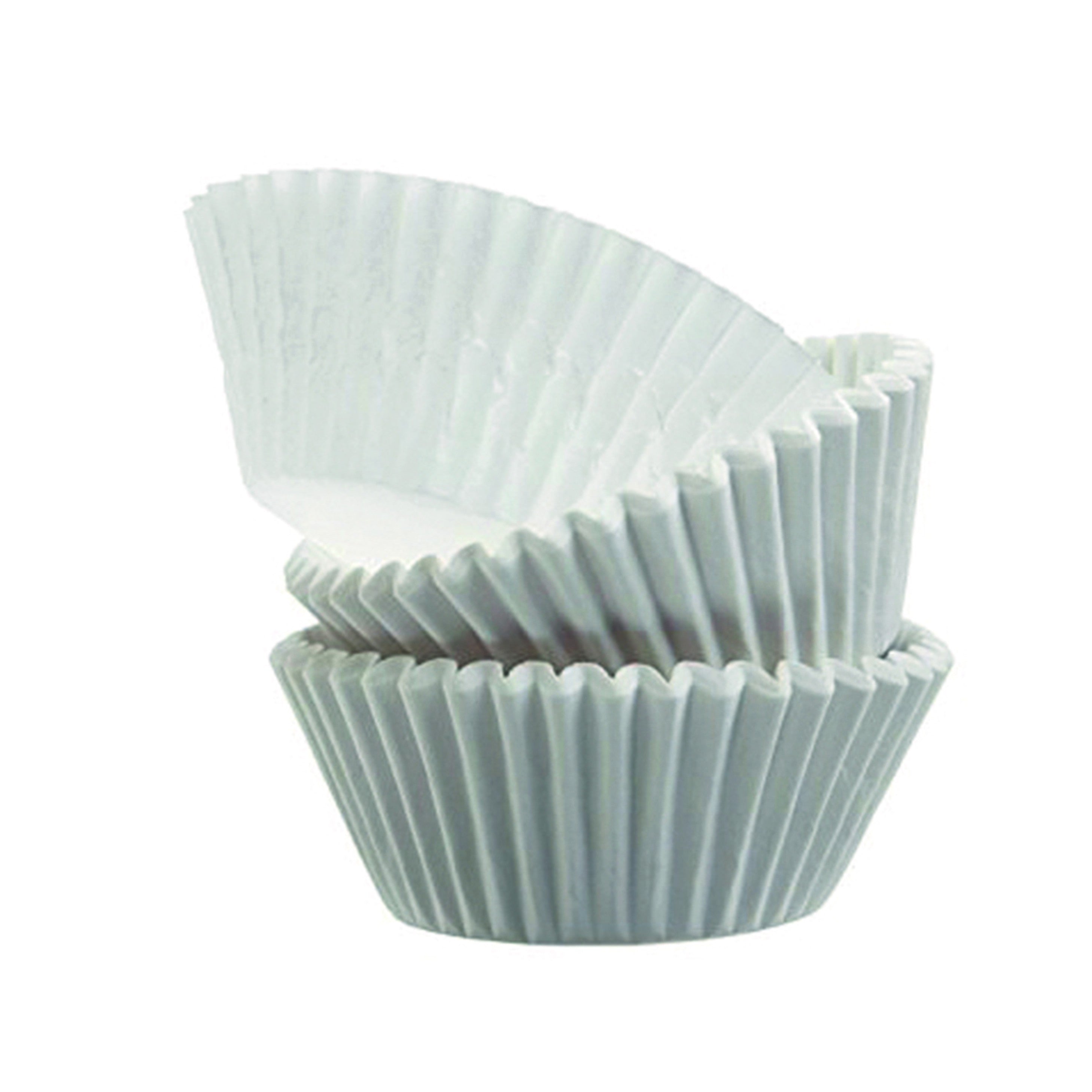 1000Pcs - Caissette papier de cuisson ronde blanche ingraissable   H25mm FirstPack - Mathon