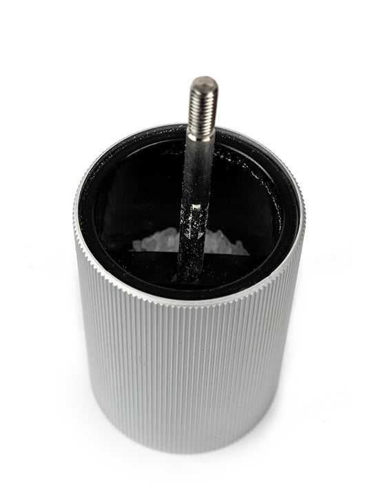 Line Moulin à sel manuel, alu et graphite, 12 cm - 4,75in Peugeot - Mathon - 4