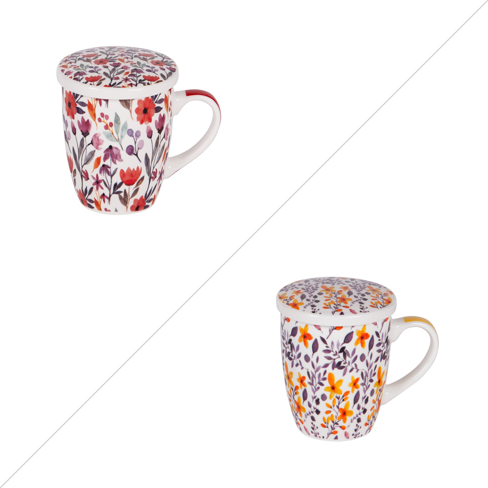 Coffret tisanière avec filtre Blossia 36 cl (lot de 2) Trend