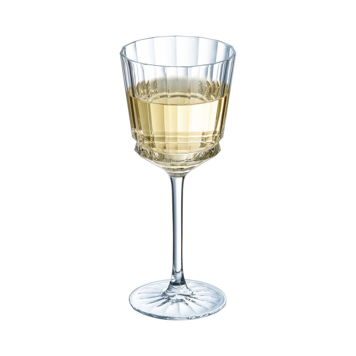 6 verres à pied de table 25cl Macassar - Cristal d