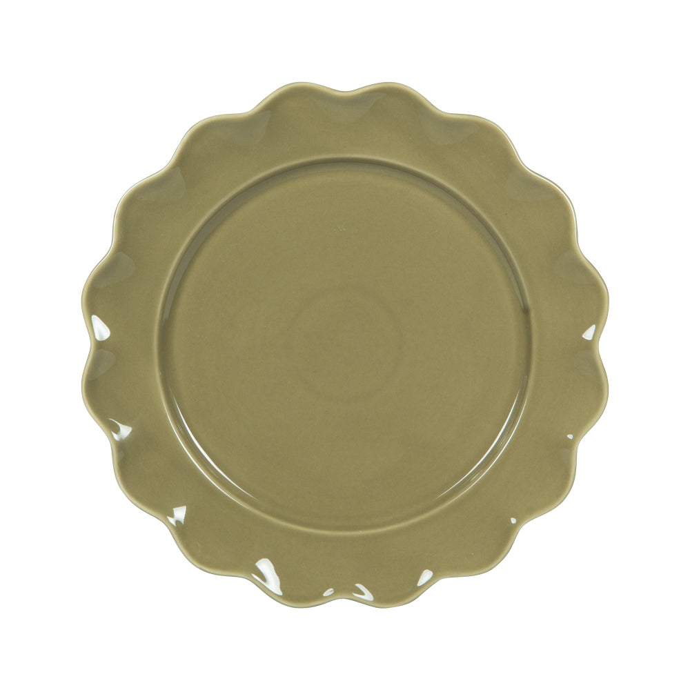 Assiette plate verte Agra 27 cm (lot de 6) Table passion - Mathon - 1