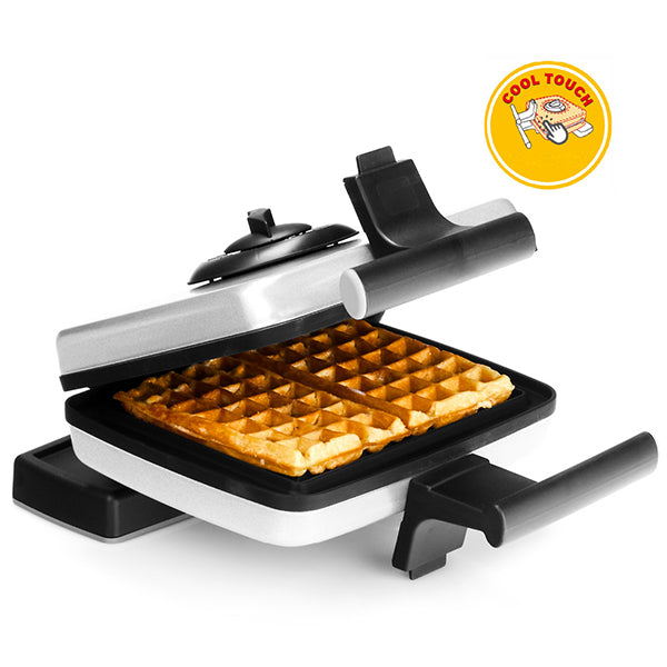 Gaufrier Cool Touch avec plaques gaufrettes et croquemonsieur 1200 W