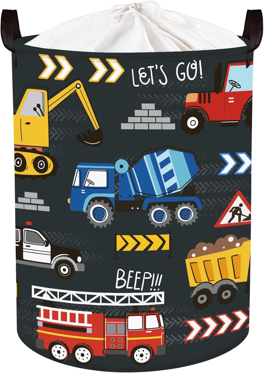 Panier à linge enfant Camion Fire 45 L Vendos85 - Mathon