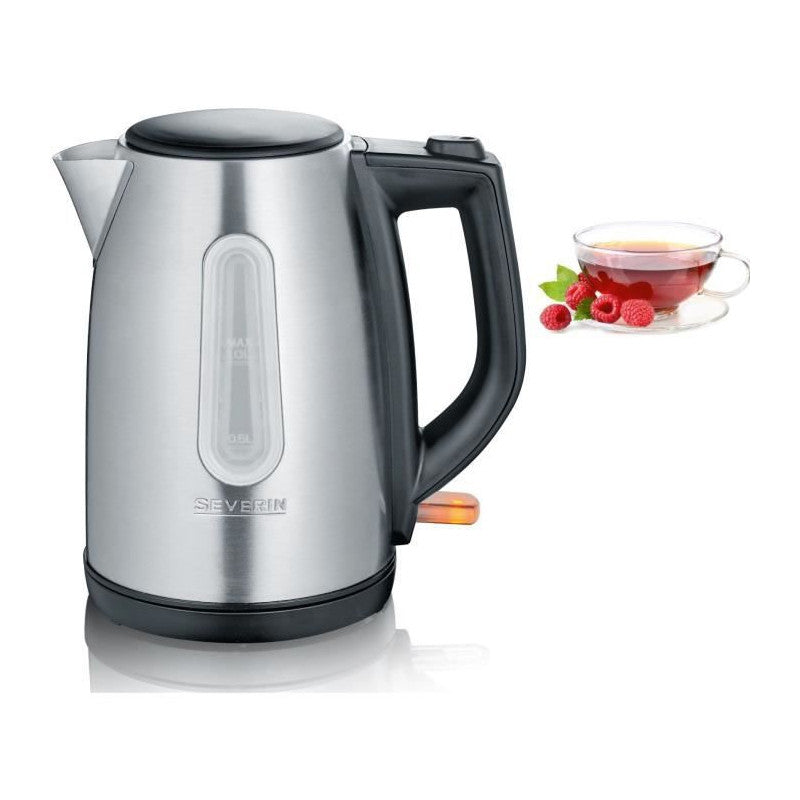 Wk3469 Bouilloire Compacte 1 L, Ebullition Rapide, Sans Bisphenol A, Arret Auto, Range Cable, Socle 360?, Inox Severin - Mathon - 5