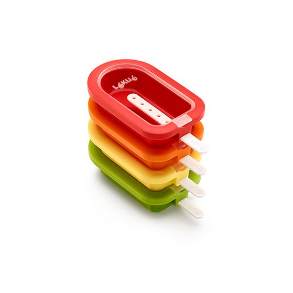 4 moules à glace esquimau empilables Lékué - Mathon - 1