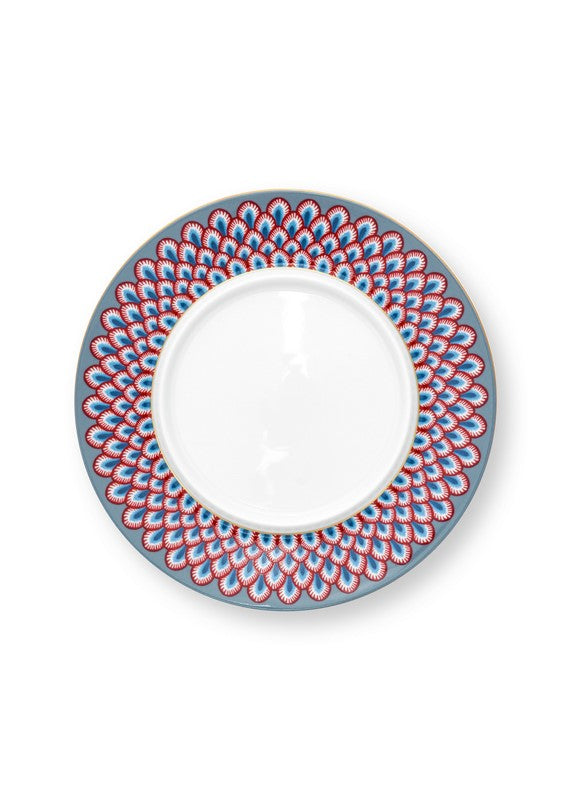 Beurrier rond Flower Festival Bleu clair 17x8cm Pip Studio - Mathon - 3