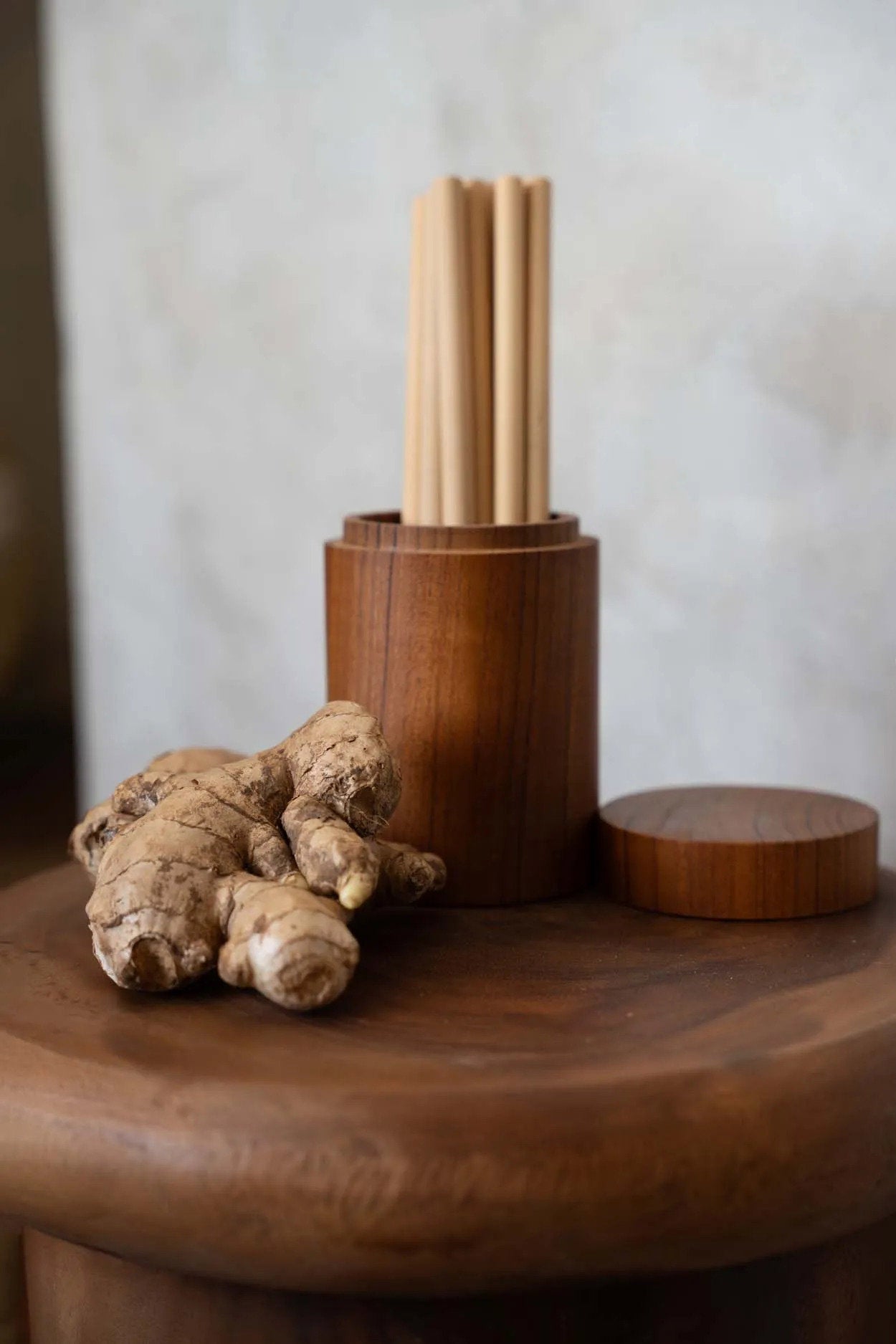 Les Pailles En Bambou - Lot De 10 Avec Brosse Bazar Bizar - Mathon - 3