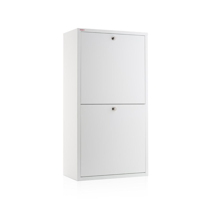 Poubelle cuisine - tri sélectif blanche emi, 4 grands bacs Don Hierro - Mathon - 2