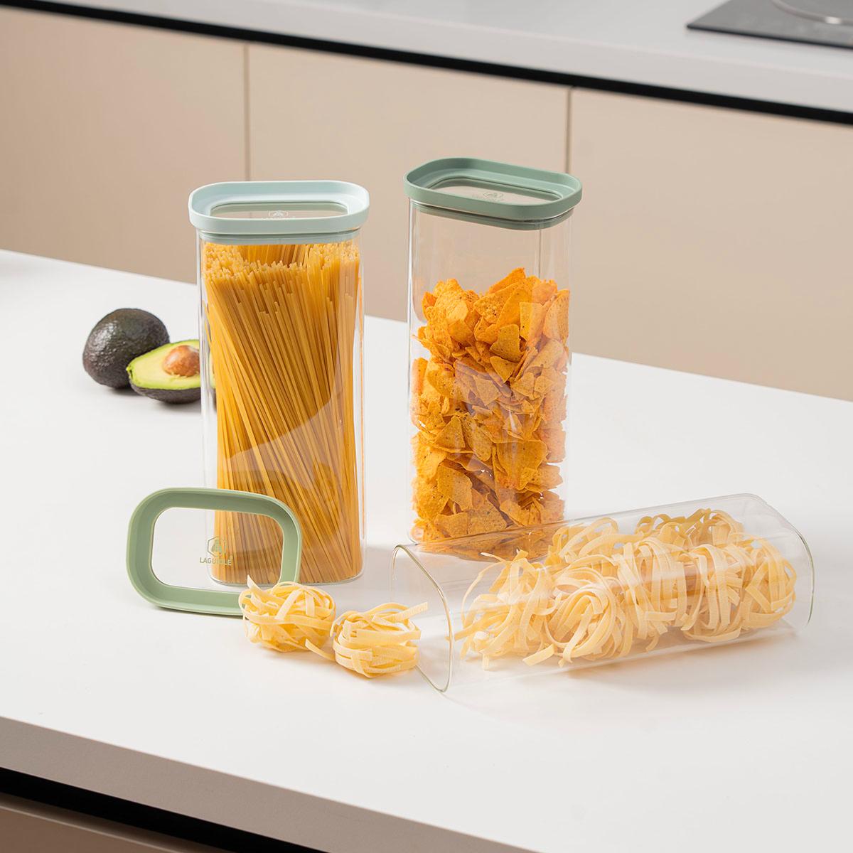 Lot de 3 bocaux en verre 2000ml Laguiole Cuisson - Mathon - 5