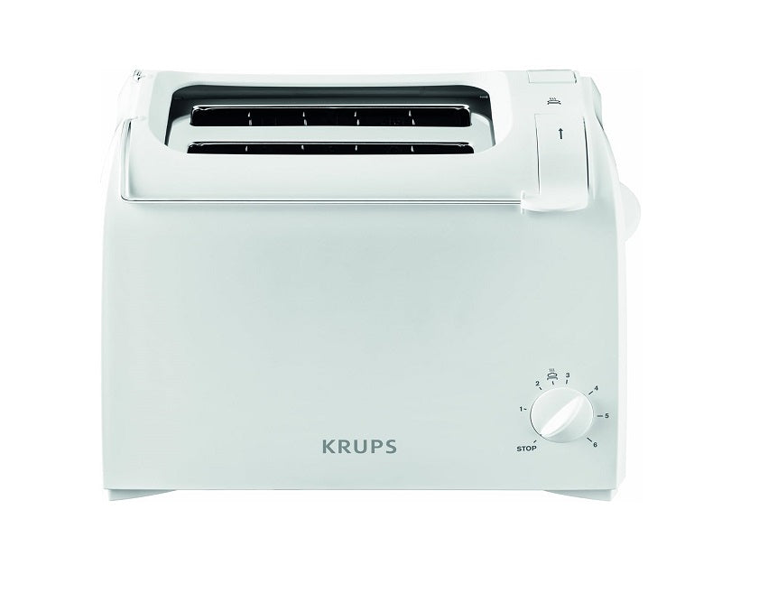 grille pain avec 2 fentes 700W blanc Krups - Mathon