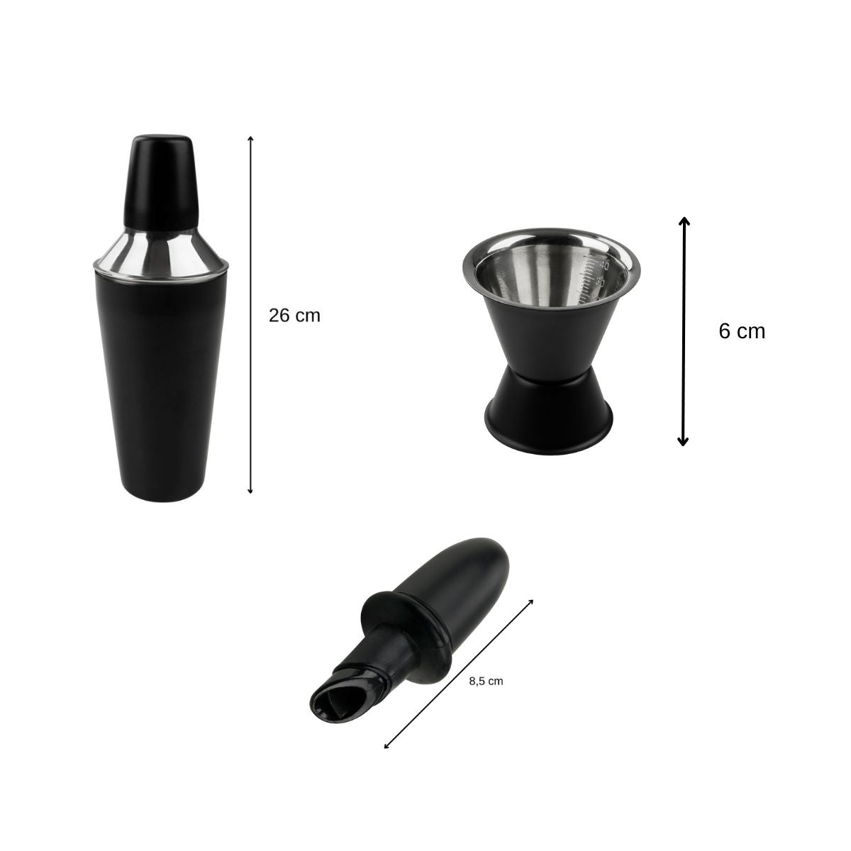 Lot de 3 accessoires à cocktail  Spectre Fackelmann - Mathon - 3