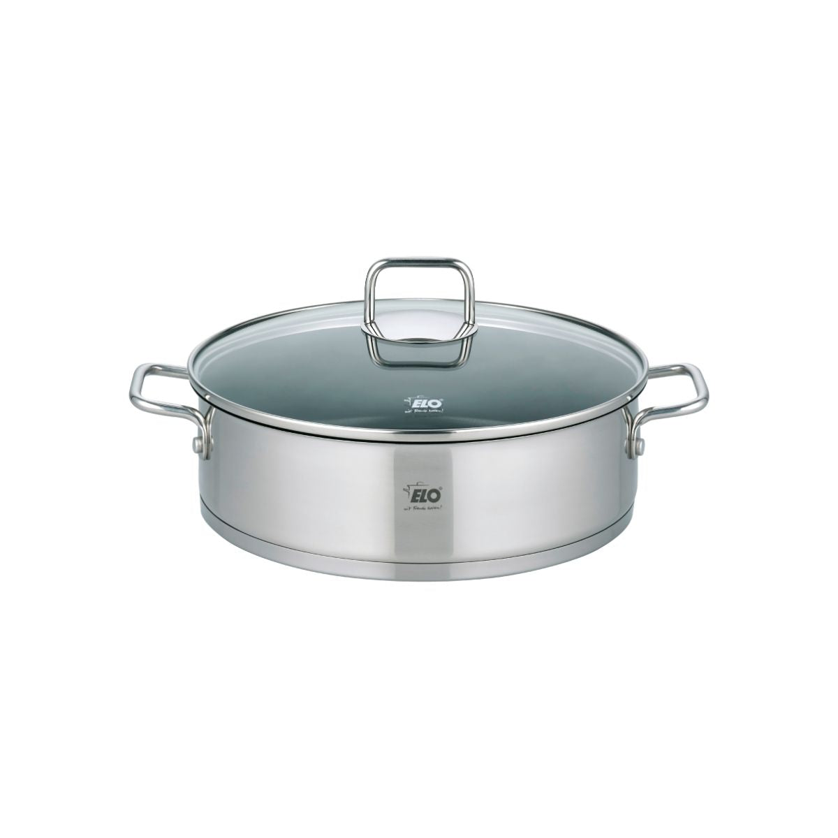 Sautoir 28 cm en acier inoxydable 18/10 antiadhésif  Citrin Elo - Mathon - 1