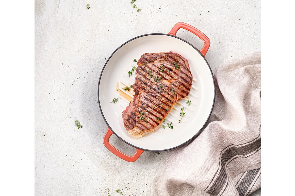 Plat à Grill en Fonte, FONTESTIC, Rouille, D28 cm Cosy & Trendy - Mathon - 2