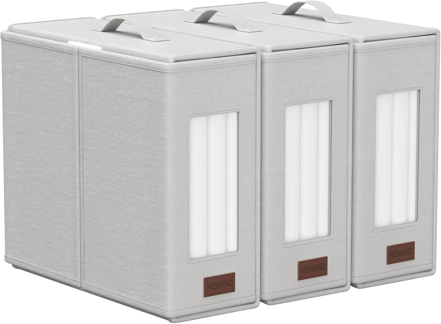 Set de 3 organiseurs de draps de lit blancs Vendos85 - Mathon