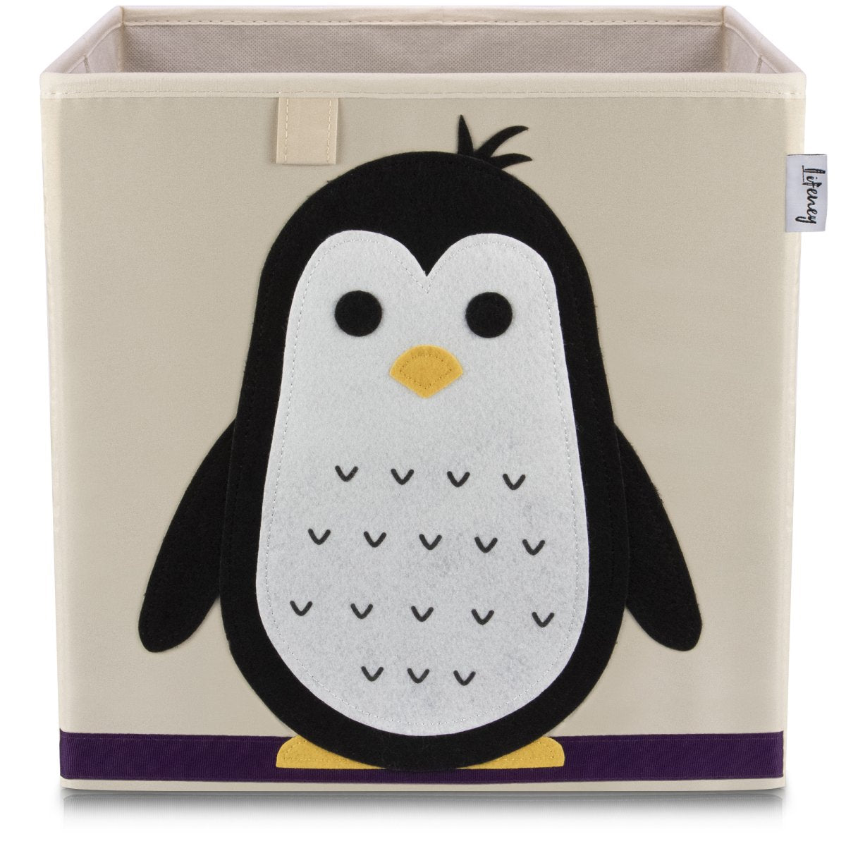 Boîte de rangement en tissu pour enfant "pingouin", compatible Ikea Kallax Lifeney Fackelmann - Mathon - 1