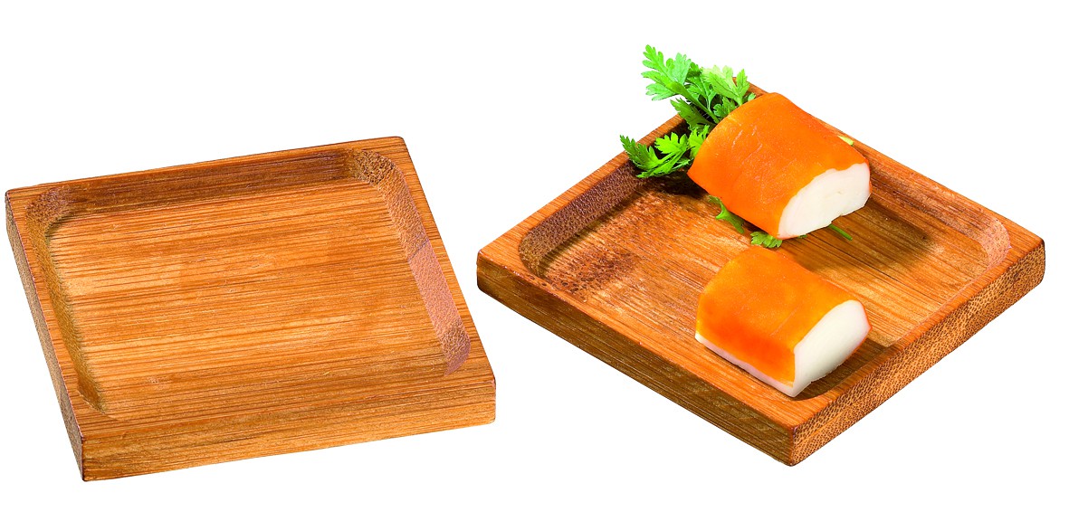 24Pcs - Assiette carrée rebords "Poda"  60x60mm FirstPack - Mathon - 3