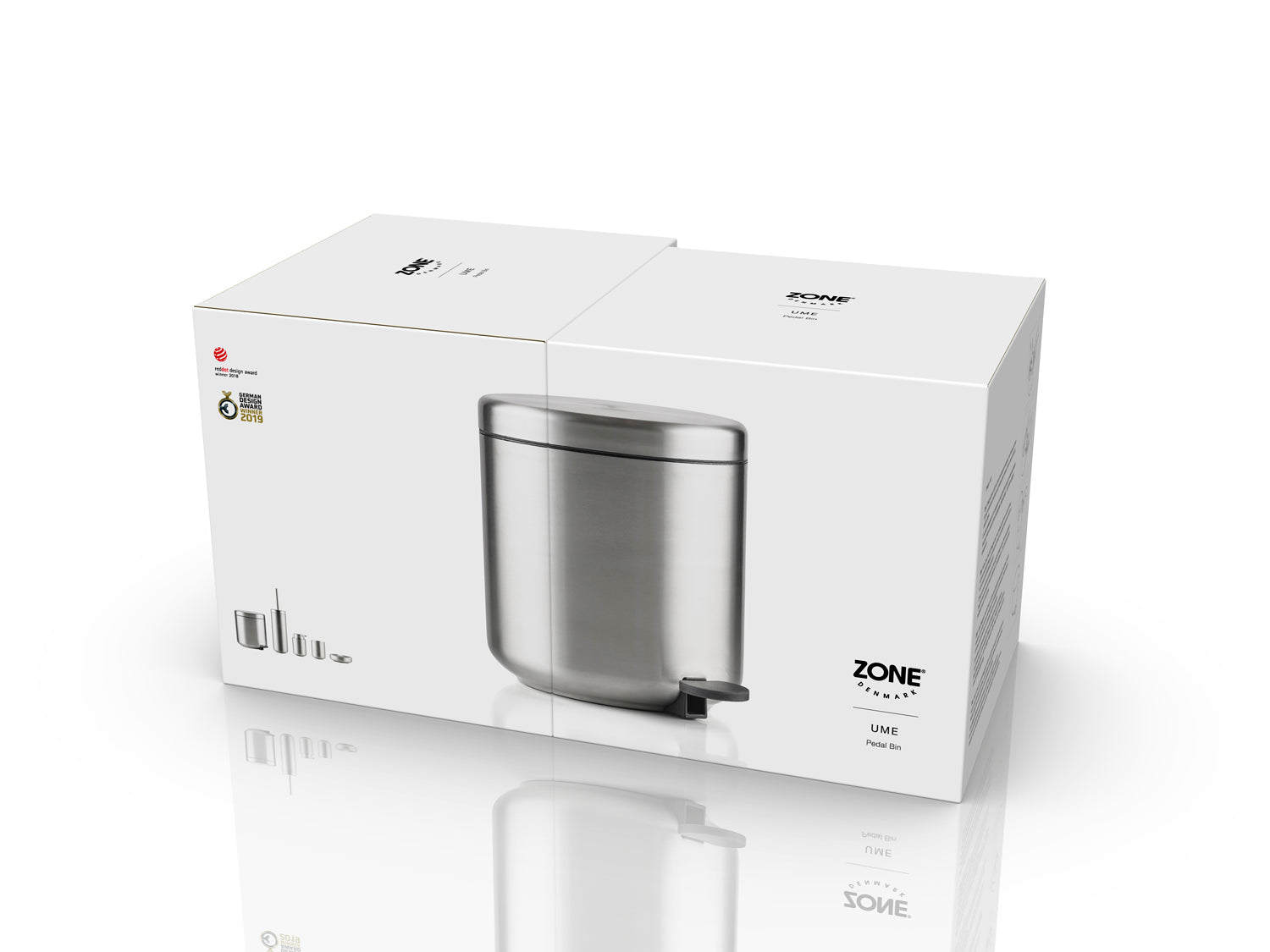 Poubelle à pédale Ume en SS304 Acier Zone Denmark - Mathon - 5