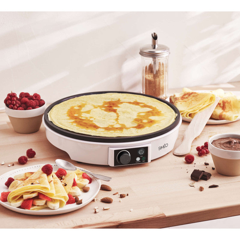 Crêpière électrique 30 cm 1000W blanche Simeo - Mathon - 5