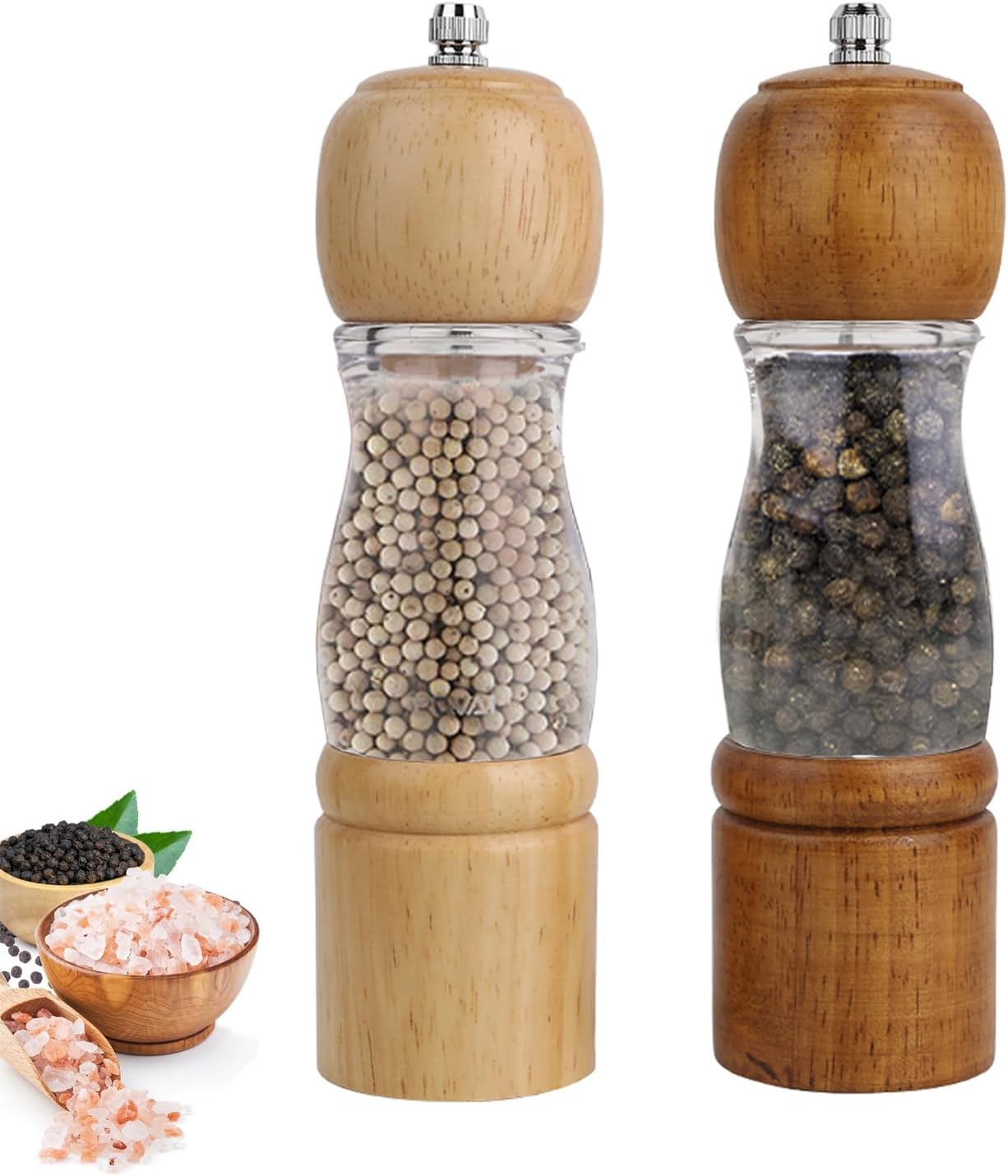 Salieres Et Poivrieres Bois Vendos85 - Mathon