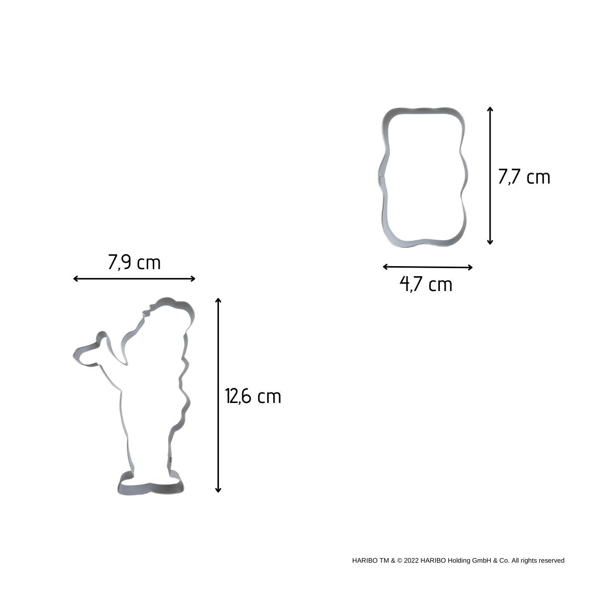 Lot de 2 emporte-pièces nounours Zenker par Haribo Zenker - Mathon - 3