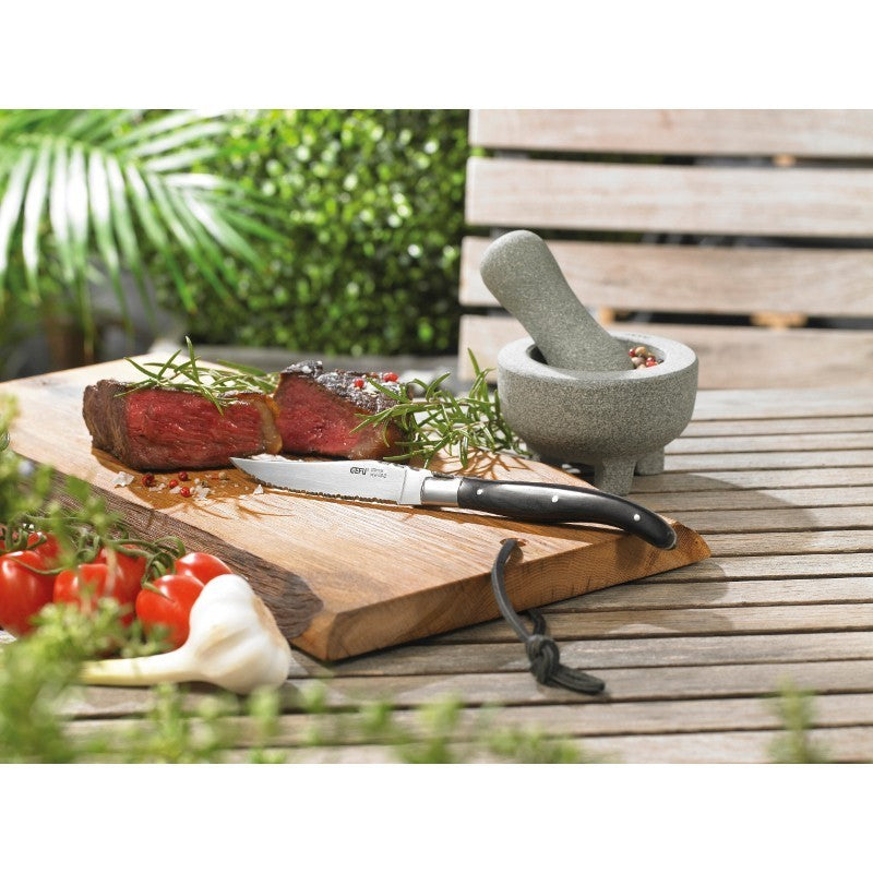 Jeu de 4 couteaux à steak basco dans une boîte en bois de pin noble Gefu - Mathon - 2