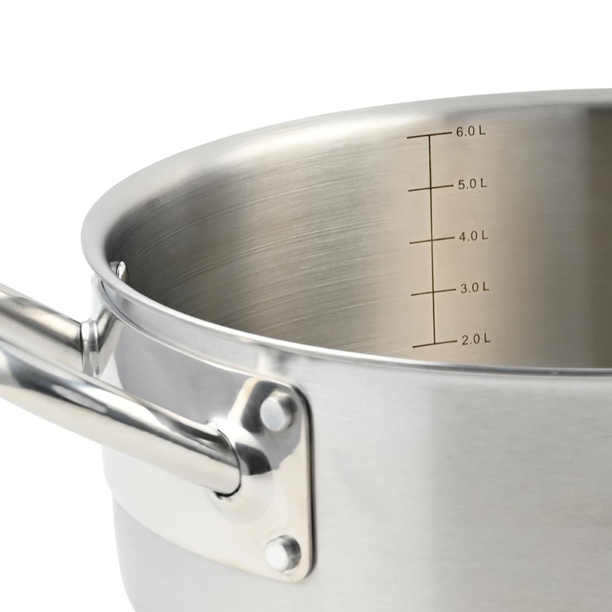 Faitout triplex 24x8,5cm - Induction Gam Hotel - Mathon - 3