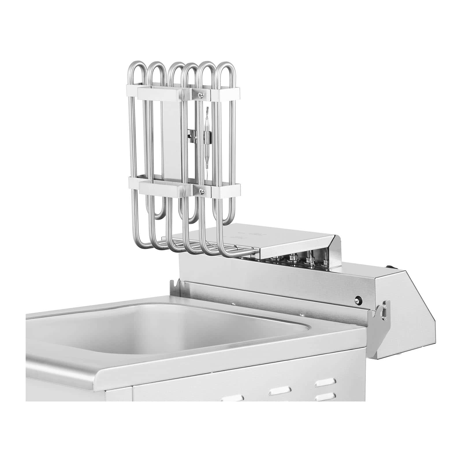 Friteuse électrique 13 litres 5 000 watts robinet de vidange zone froide sur armoire professionnelle acier inoxydable 14_0003985 - Mathon - 3