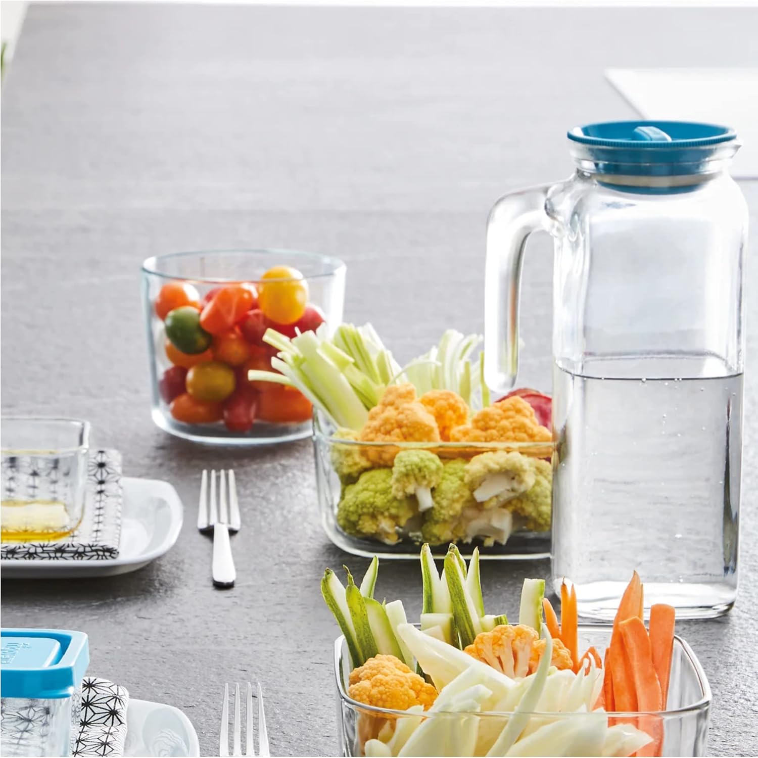 Bouteille de conservation en verre, FRIGOVERRE, 1 l Bormioli Rocco - Mathon - 2