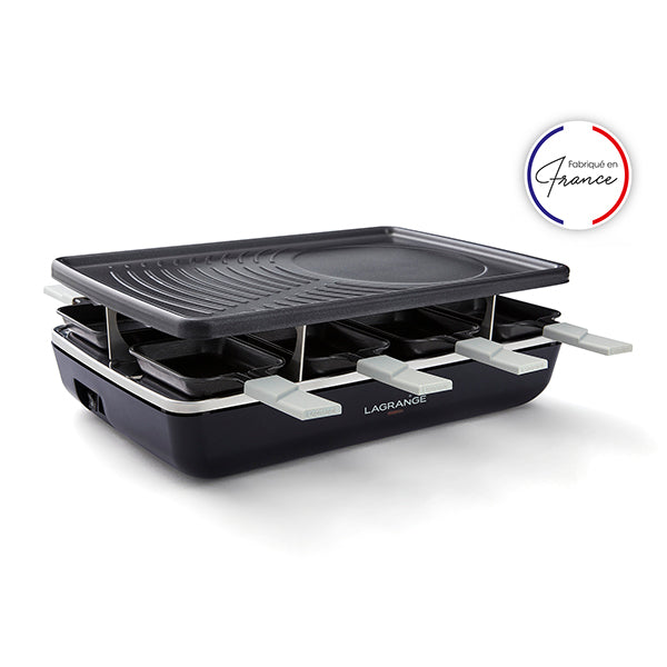 Appareil à raclette Elément gris noir 1200 W Lagrange - Mathon - 1