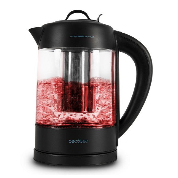 Bouilloire Et Théière Cecotec Thermosense 390 Clear 2200w 1,7 L Noir A Cecotec - Mathon - 1